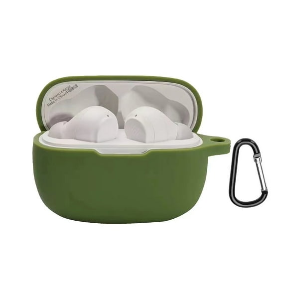 Replacement Case Compatible with JBL Wave 200TWS , Shockproof Silicone Case Earphone Pouch Cover With Carabiner