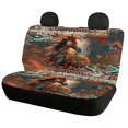 thumbnail image 2 of Pzuqiu Car Seat Covers Full Set Softy Polyester, Compatible with Front Seats Sedan Seats, for Trucks Cars, Southwestern Horse Print, 2 of 10