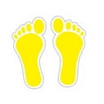 thumbnail image 1 of Pegatinas de de pies, marcadores de suelo portátiles, calcomanías para el suelo de jardín de infancia, decoración del aula, guardería, negocio Amarillo, 1 of 8
