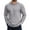 Light Gray #059, variant on Mohiass Mens Waffle Knit Hooded Sweatshirt Casual Long Sleeve Slim Fit Pullover Drawstring Hoodies Black L