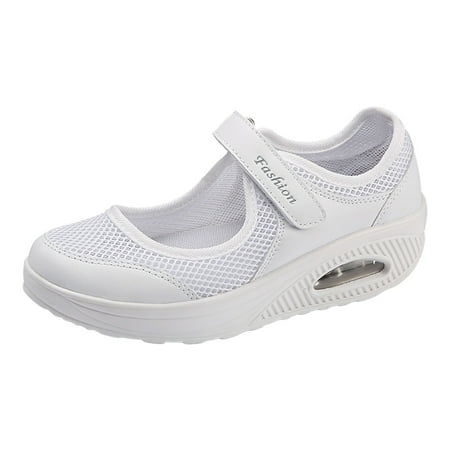 

Jungdeepe Women Sneakers Fashionable Thick Soles Lightweight Breathable Mesh Shoes Casual Sandals Sneakers