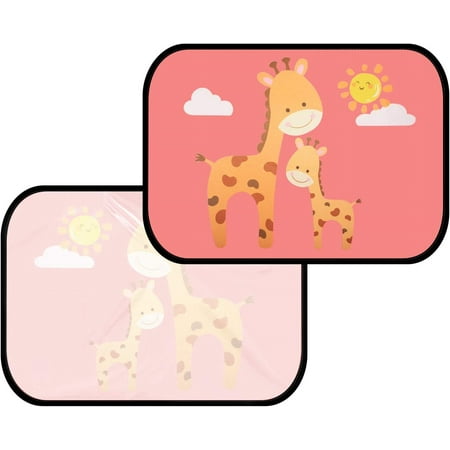 PENCCOR Car Sun Shade 2 Pack U2013 Side Windscreen Window Roof Window Solar Protection Sunshade For Adults Children Adsorption Electrostatic With Free Window Cleaning Clothbaby Balloon Pattern