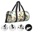 thumbnail image 5 of KLL Wild Exotic Birds And Flowers Duffle Bag For Men Women Sport Gym Fitness Tote Travel Training Workout Basketball Football Weekender, 5 of 8