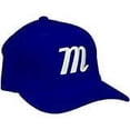 thumbnail image 2 of Marucci "M" Stretch Baseball Hat Cap Solid Q3 Wick Technology (Navy, M/L), 2 of 2