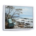 thumbnail image 2 of Designart "To The Coastal windows Windows painting I" Nautical & Beach Floater Framed Wall Art Living Room, 2 of 7