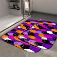 thumbnail image 2 of 1pc Halloween Ghosts Absorbent Non-Slip Bathroom Thickened Flannel Rug Decor,Soft,Quick Drying,Suitable For Indoor/outdoor Use,Bathrooms,Bedrooms,Kitchens,Terrace,Laundry Rooms,16"x24", 2 of 9