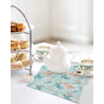 thumbnail image 4 of Teal Red Turtle Coastal Kitchen Dish Towels for Drying Dishes Set of 2, Summer Beach Nautical Coral Starfish Waffle Weave Microfiber Hand Tea Bathroom Towels Quick Dry & Absorbent Towel 12x12, 4 of 7