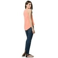 thumbnail image 3 of Aeropostale Womens Woven Tank Top, Orange, Juniors, X-Small, 3 of 3