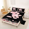 thumbnail image 2 of Erosebridal Princess Bow R Full Size Sheets, Spring Flower Bed Sheets, 4pcs, 2 of 5