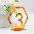 thumbnail image 1 of Mashaouyo Desktop Decor Three Dimensionals Gold And Silver Acrylic Wedding Digital Table Number Card Table Seat Card Mirror Table Ornaments, 1 of 4