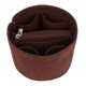 thumbnail image 5 of Forro para bolsa de almacenamiento, forro para bolso de moda, compartimentos interiores, tipo cubo Café, 5 of 7