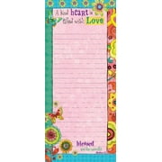 A Kind Heart Is Filled With Love List Pad