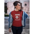 thumbnail image 2 of Poster Spiral Techno Style T-Shirt Women -Image by Shutterstock, Female x-Large, 2 of 4