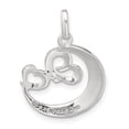 thumbnail image 2 of Auriga Fine Jewelry 925 Sterling Silver Heart Believe in Yourself Pendant (L- 21.77 mm, W-16.32 mm) for Women, 2 of 6