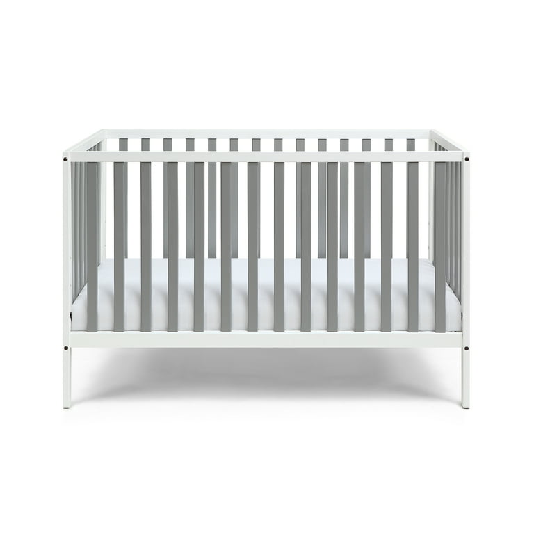 Free Shipping Baby Cache Deux Remi Island Crib White Gray Walmart