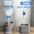 thumbnail image 6 of KZKR Spin Mop and Bucket Set with Self Separation Dirty and Clean Water System, Self Wringing 360° Rotating Square Mop-Head for Hardwood Tile Marble Floors, 6 of 8