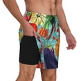 thumbnail image 3 of Goofa Vegetable Printed Men's Swim Trunks Board Shorts Quick Dry Mens Swimming Trunks with Compression Liner,Breathable Fit Hawaii Beach Shorts-XX-Large, 3 of 9