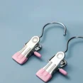 thumbnail image 4 of 10 Uds Clips de acero inoxidable Pin vestido pantalones percha Clips dormitorio almacenamiento tienda perchero viaje colgador sin costuras inmersión, 4 of 5