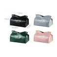 thumbnail image 5 of Joernso Large Capacity Faux Leather Strong Buckle Tissue Box Fine Texture Beautiful Tissue Holder Bag for Living Room, 5 of 8