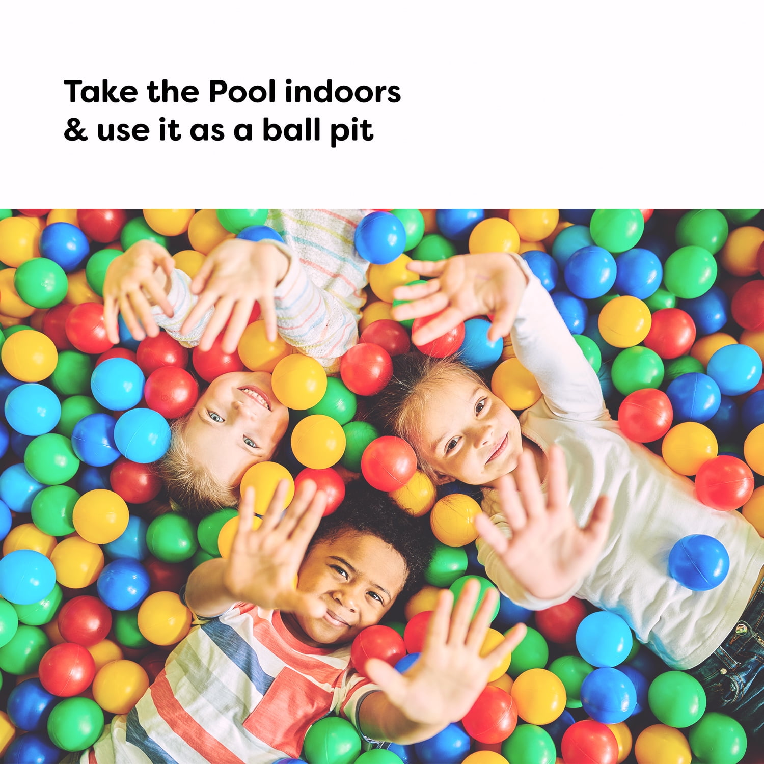 Pool Sense Inflatable Pool, Above Ground Swimming Pool for Kiddie/Kids/Adults/Family22" inch Depth