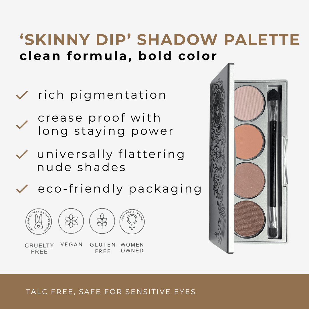 Honeybee Gardens Skinny Dip Refillable Eye Shadow Palette