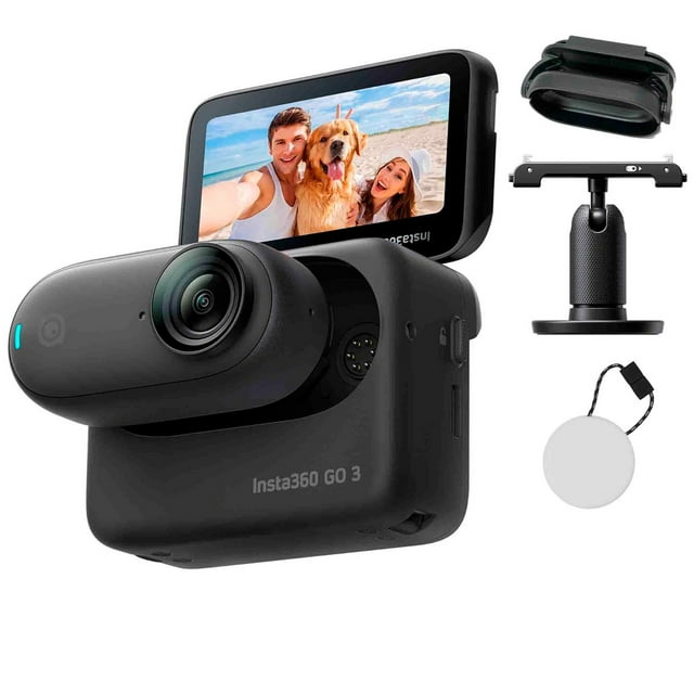 Videocámara Insta360 Go 3 de 128 Gb Inta 360 2.7 K Negro