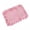 Dark Pink, variant on Ruffle Edge Placemat Cotton Placemat with Ruffle Edge Soft Reusable Solid Color Plaid Table Mat for Home Kitchen Dining Table Decoration for Birthday