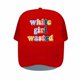 thumbnail image 1 of White Girl Wasted Snapback Cap Funny Party Dance Frat College Baseball Caps Rainbow Colors Letter Printed Trucker Cap Hats YP06756-60cm for adult Gao Jinjia LED, 1 of 2