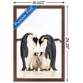thumbnail image 3 of A Group Of Emperor Penguins Wall Poster, 14.725" x 22.375", Framed, 3 of 5