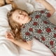 thumbnail image 5 of Balery Leopard Print Rose Conjunto de Pijama Infantil de Manga Corta con Estampado – Ropa de Dormir de Algodón Suave-Large, 5 of 6