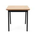 thumbnail image 3 of Newport Reception Waiting 20x20" Wood End Table / Black Steel / Natural, 3 of 5