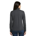 thumbnail image 2 of Port Authority Ladies Pinpoint Mesh 1/2 Zip -4XL (Battleship Grey), 2 of 6