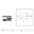 thumbnail image 5 of Marine Boat 1/8" Single End Shelf Clamp Cable Rope Wire Stainless Steel 4 Pcs, 5 of 8