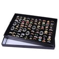 thumbnail image 4 of Ring Box, Ring Holder, Earring Organizer Tray, 100 Slots Ring Storage Display Box Jewelry Storage Case Jewelry Ring Display Collector Box with Clear Lid, for Store Display - by ROBOT-GXG, 4 of 8
