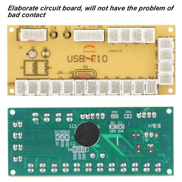 Placa de circuito de joystick Controlador de juego universal PCE USB-F10 ANGGREK Otros