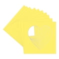 thumbnail image 3 of Yellow Picture Frame Mat for 27x27 Frames - Heart Opening for 22x22 Photos - 10 Mats, 3 of 7