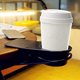 thumbnail image 3 of Soporte para vasos para bebidas, soporte para botellas, soporte para tazas de café y agua, diseño de clip para platillo, color negro, 3 of 5