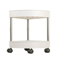 JoyMoreHome Multi Tier Kitchen Rolling Storage Cart with Detachable Rolling Wheels, for Kitchen, Livingroom, Bedroom, Bathroom