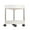 White/2 Layer, variant on Corner Shower Storage Shelf Organizer, 4-Tier Rolling Cart with Wheels & Drainage Holes, White Plastic & Steel, 40.9x10.2 Inches (White/5 Layer)
