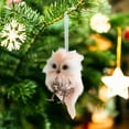 thumbnail image 6 of Uutvery Christmas Felt Animals Ornaments,Xmas Wool Hanging Decor,Cute Animal Crafts Tree Wreath Decor,Handmade Xmas Tree Festival Pendant for Home Party Supplies Decoration, 6 of 7