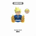 thumbnail image 3 of Human Torch Fantastic Four Blocks Silver Surfer Bricks For Toys Gifts Mini Action Figures Children Building Blocks For Party TV1099, 3 of 6
