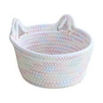 thumbnail image 2 of Dengjunhu Cotton Rope Basket with Cat Ears, Little Storage Baskets Sock Basket Pet Toy Basket Rope Baskets with Handles Mini Storage Bins, 2 of 7