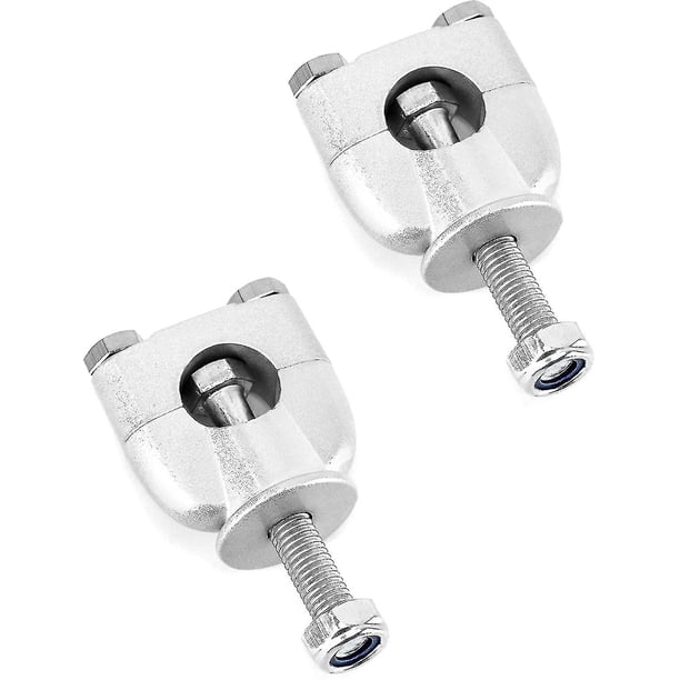 Elevador de manillar de motocicleta de 2 uds., 22mm, 7/8 pulgadas, abrazadera de manillar de motocicleta de aleación de aluminio para motocicleta Atv (hy)