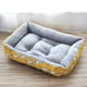 thumbnail image 2 of Camas para perros Ropa de cama suave para mascotas Cama cálida para dormir en invierno Casa nido para mascotas pequeñas y medianas Amarillo M, 2 of 8