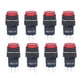 thumbnail image 2 of Push Switches, 12V Button Switch Set Round Momentary With Light For Machine ANGGREK Otros, 2 of 8