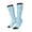 2 Black-1, variant on Women Crew Soft Moisture-wicking Socks Blue Snake Pattern Design Cotton Socks, One Size fit All