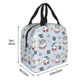 thumbnail image 2 of Yiaed Swimming Shark Print Insulated Lunch Bag Reusable Cute Tote Lunch Box, Leakproof Cooler Lunch Bags for Work Office Travel School Picnic, 2 of 5