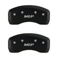 thumbnail image 2 of MGP 4 Caliper Covers Engraved Front & Rear MGP Matte Black finish silver ch, 2 of 2