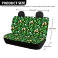 thumbnail image 4 of POLERO St. Patrick's Full Rear Bench Seat Covers for Car Interior Automotive, Comfortable Stretch Car Back Seat Cover Protectors Against Pet Fur, 4 of 4