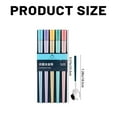 thumbnail image 3 of Gnwei Chopsticks Reusable Dishwasher Safe, 7.3 inches Premium Non-slip Lightweight Fiberglass Chop Sticks, Japanese Chinese Chopstick Gift Set for Party, 5 Pairs, 3 of 9